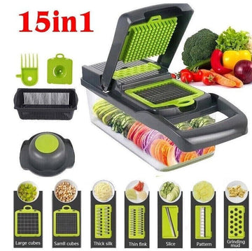 15 in 1 vegetable, salad and fruit chopper