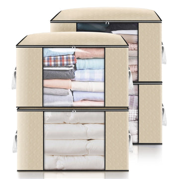 4-Piece Zippered Clothes Organizer