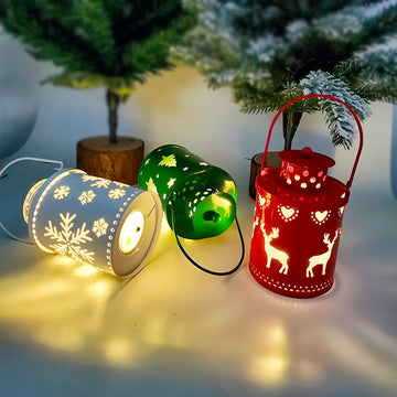 Electronic candles, creative Nordic style holiday decoration