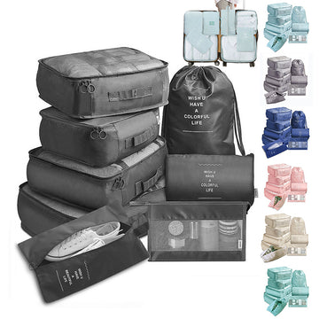 8 Piece Travel Luggage Divider Bag Set