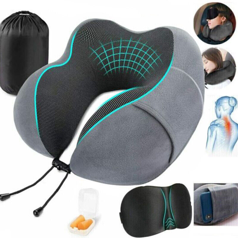 Memory Foam U Shaped Travel Pillow Neck